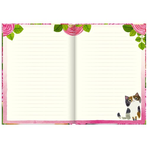 Libreta A7 Tapa Dura Cat Lover - Imagen 3