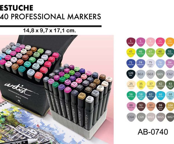 Estuche Luxury Canvas Gama Artist 40 Colores