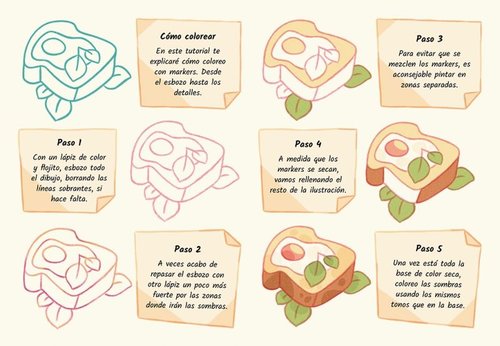 Libro para Colorear con Markers