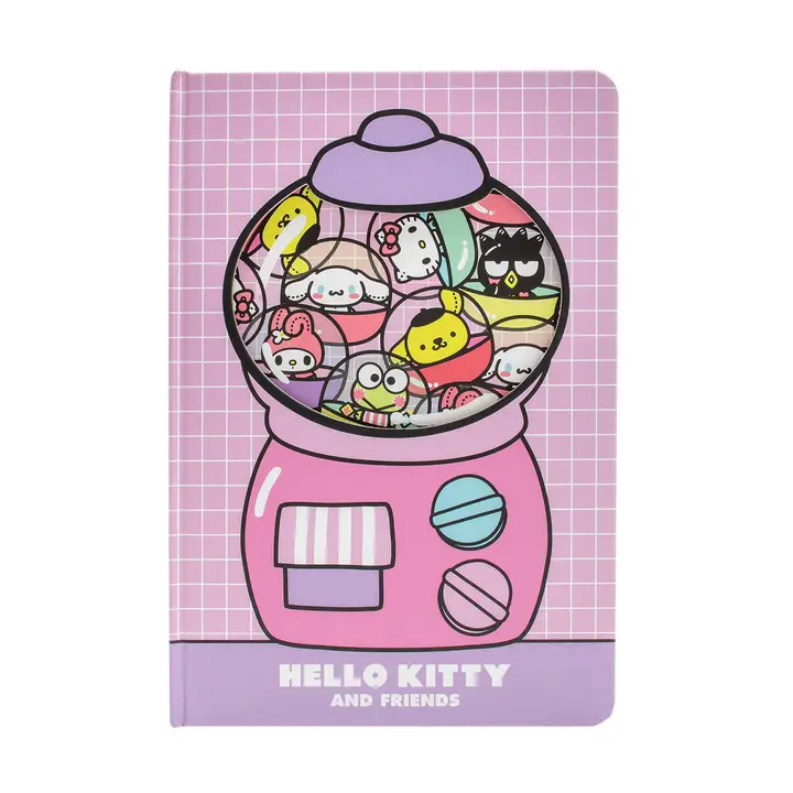 Cuaderno A5 Rayas Máquina de Gashapon Sanrio - Imagen 2