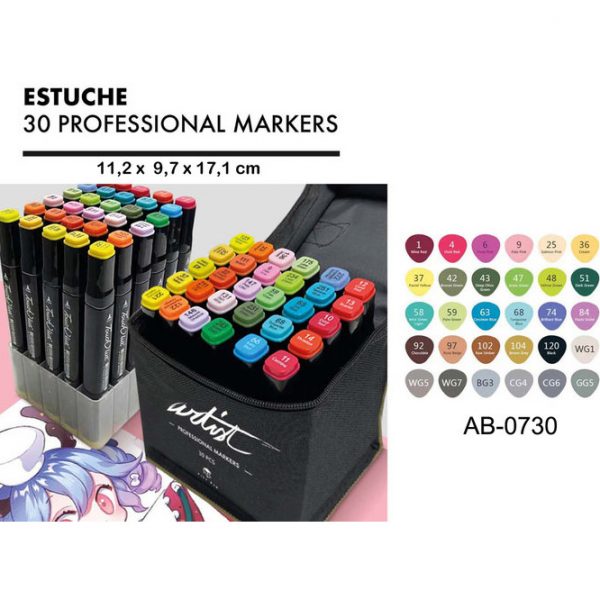 Estuche Luxury Canvas Gama Artist 30 Colores