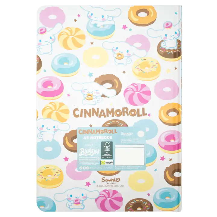 Cuaderno A5 Rayas Donuts Cinnamoroll - Imagen 5
