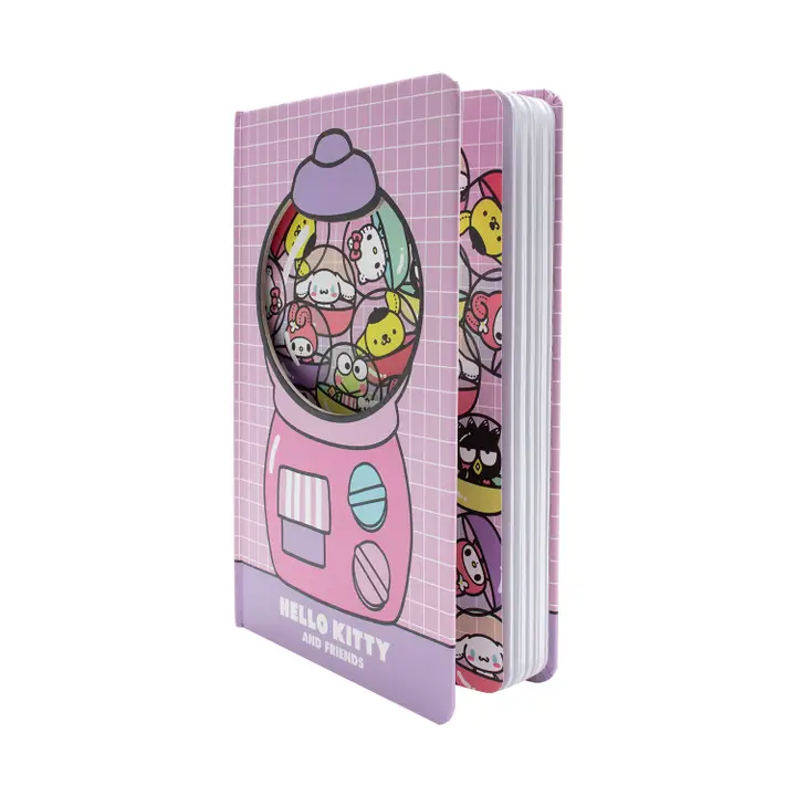 Cuaderno A5 Rayas Máquina de Gashapon Sanrio - Imagen 3
