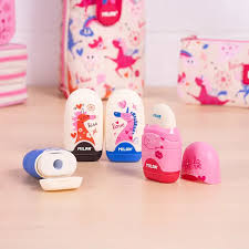 Sacapuntas con Depósito y Goma de Borrar Flowicorn Milan