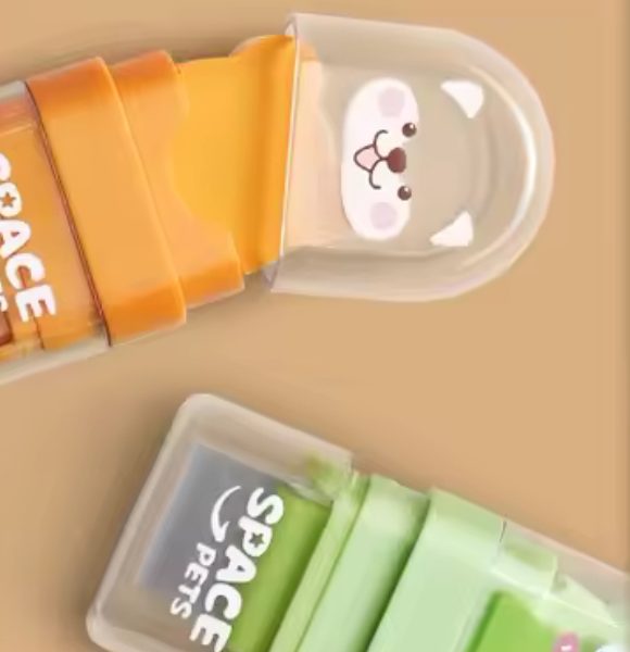 Goma de Borrar con Rodillo Space Pets