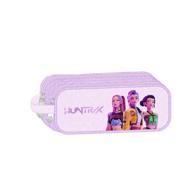 Estuche Doble Pastel Glitter Las Guerreras K-Pop