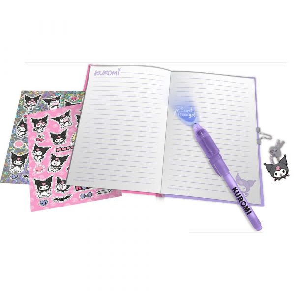 Diario + Boli Tinta Invisible + Pegatinas Kuromi