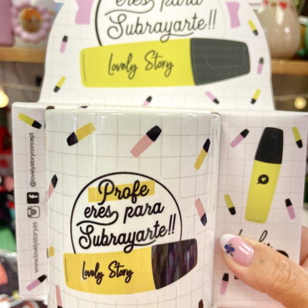 Taza Profe Eres para Subrayarte