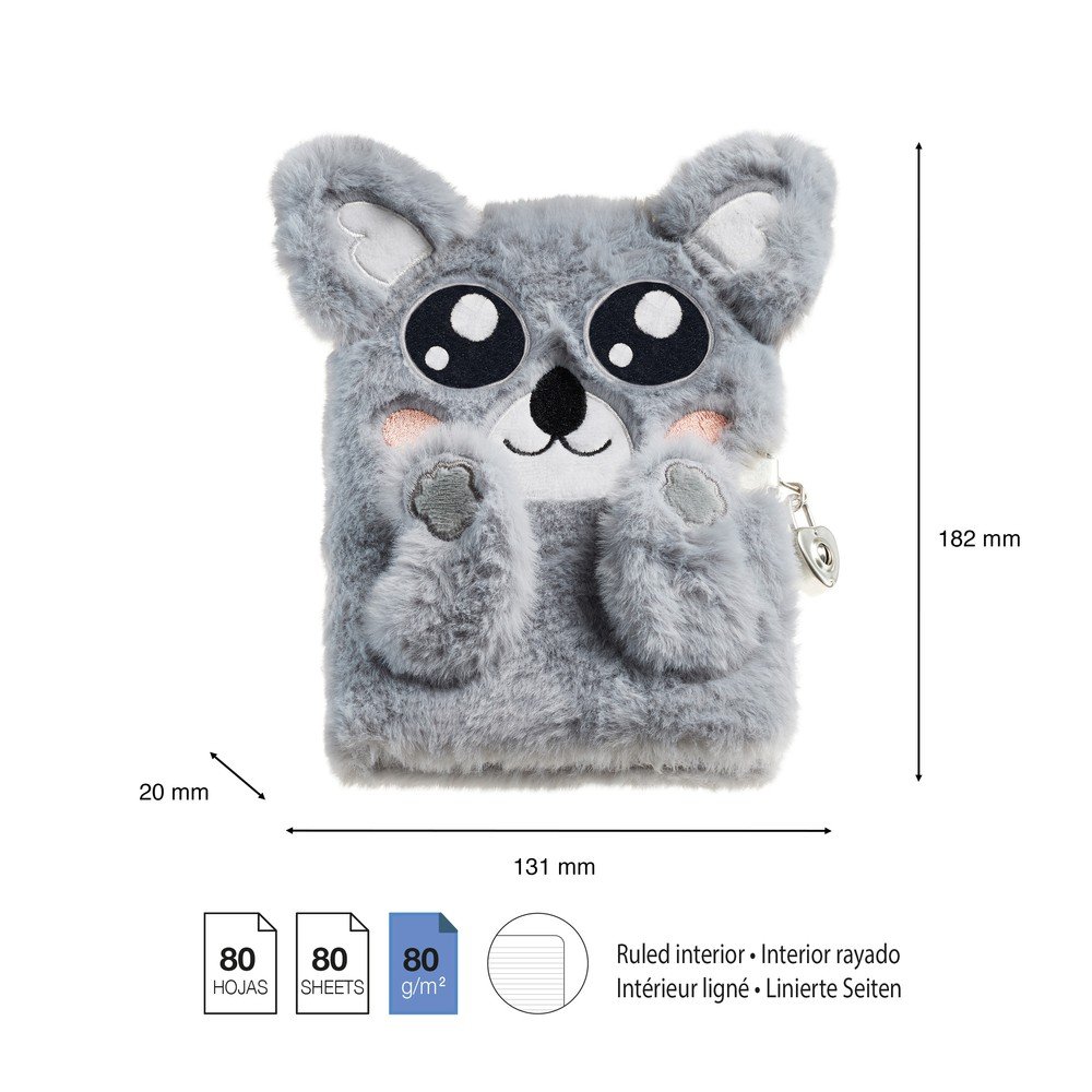 Diario Secreto Peluche Koala - Imagen 3