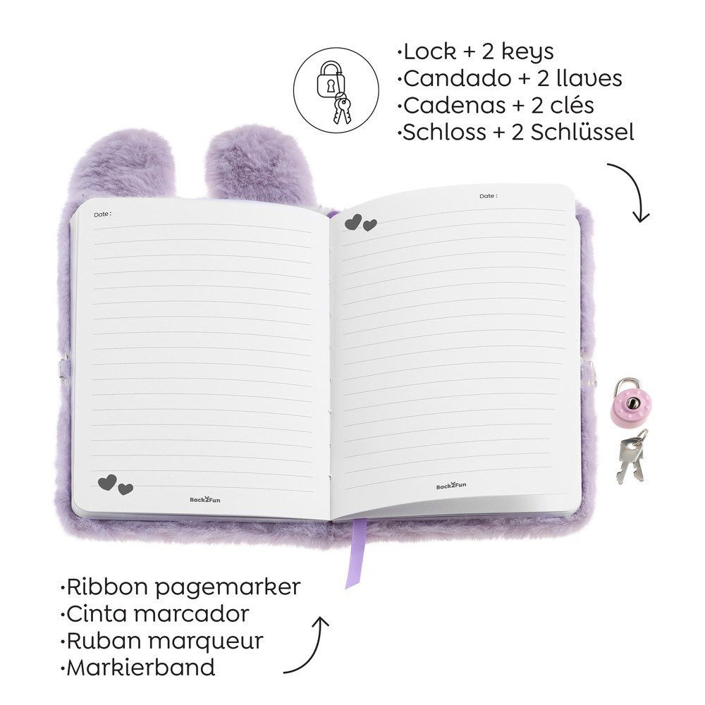 Diario Secreto Peluche Conejo - Imagen 3