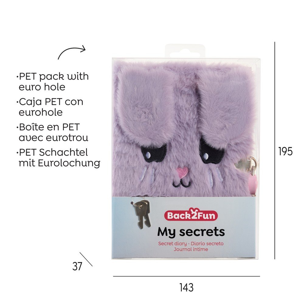 Diario Secreto Peluche Conejo - Imagen 5