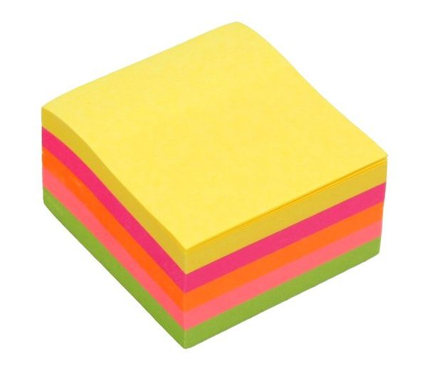 Taco Notas Adhesivas Neón 76x76mm 450h.