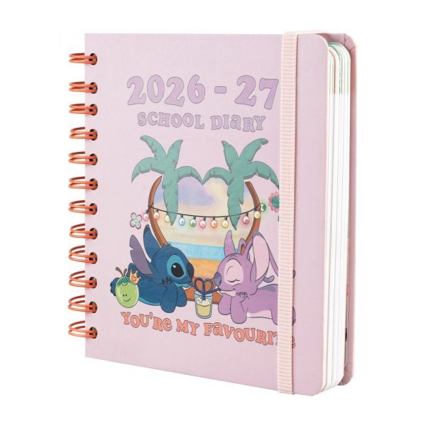 Agenda Escolar 26/27 Día Página Stitch