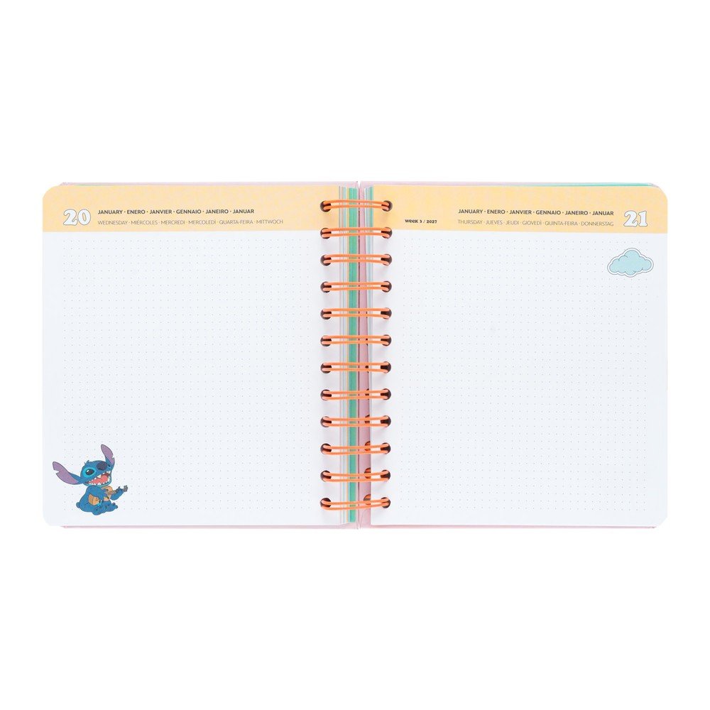 Agenda Escolar 26/27 Día Página Stitch - Imagen 4