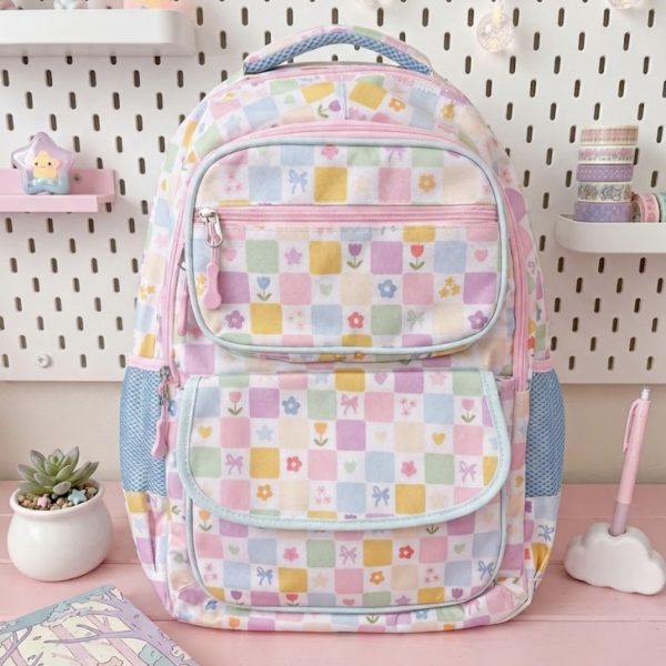 Mochila Flowers 44cm