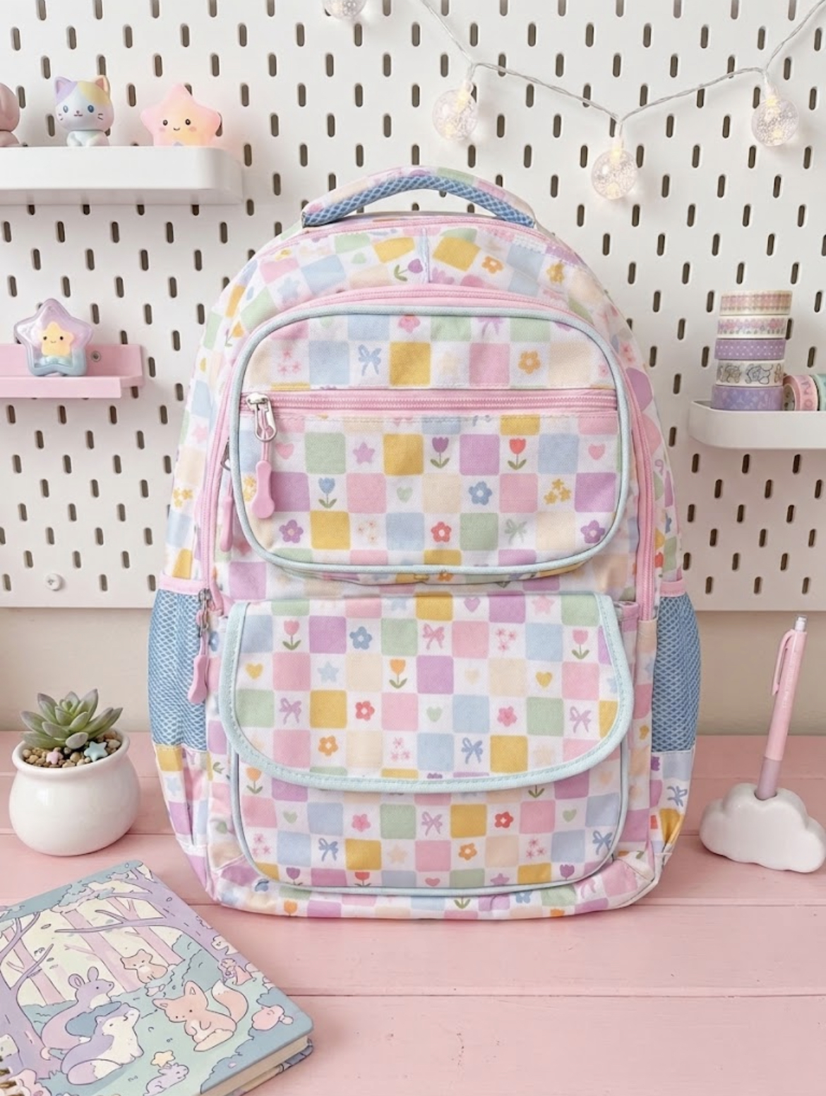 Mochila Flowers 44cm