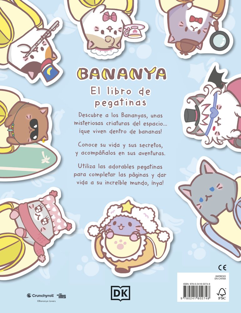 Bananya - El libro de pegatinas, ¡Más de 1.000 pegatinas! - Imagen 2