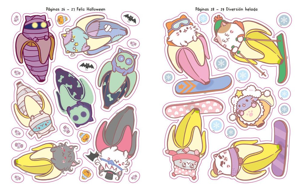 Bananya - El libro de pegatinas, ¡Más de 1.000 pegatinas! - Imagen 6