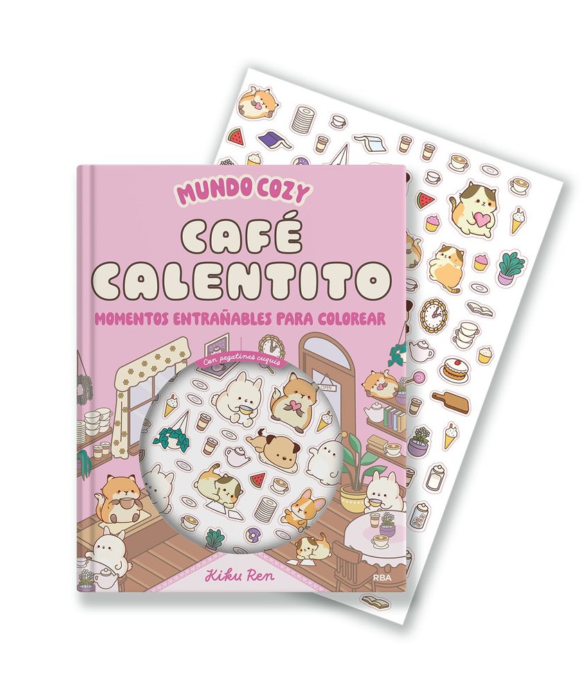 Libro para Colorear Cozy - Café calentito