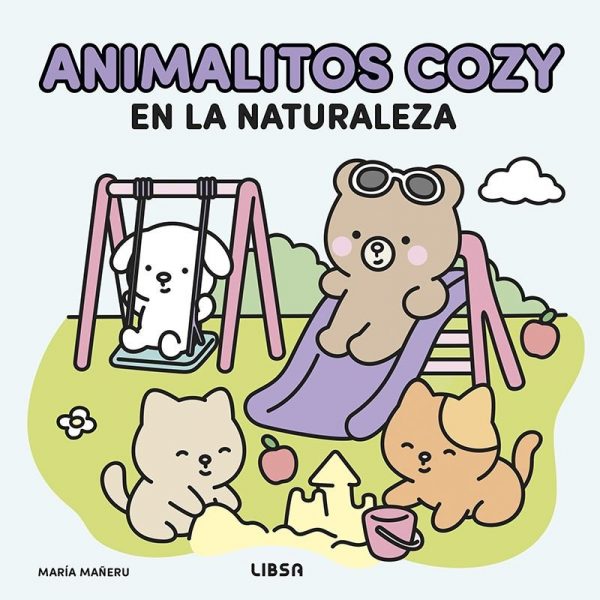 Libro para Colorear Cozy - Animalitos en la naturaleza