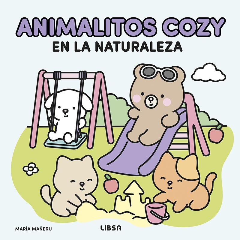 Libro para Colorear Cozy - Animalitos en la naturaleza