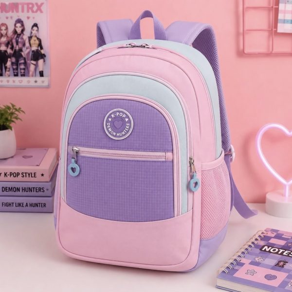 Mochila Rosa Pastel 44cm