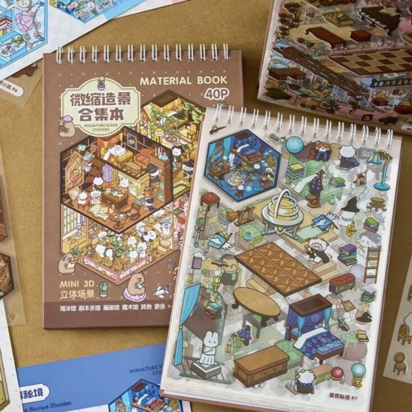 Pegatinas Cozy - Crea tus Propios Escenarios en Miniatura Magic