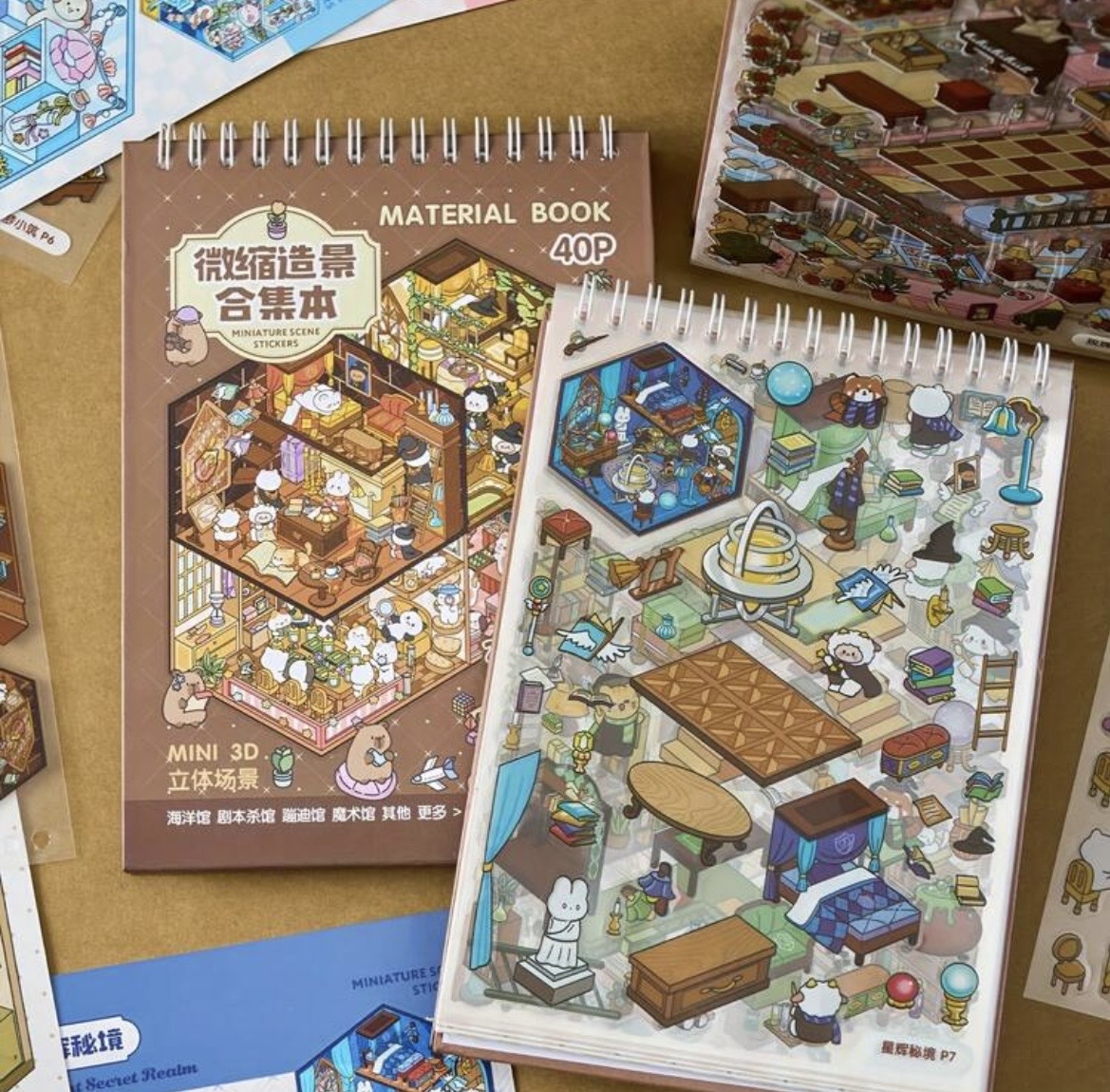 Pegatinas Cozy - Crea tus Propios Escenarios en Miniatura Magic - Imagen 2