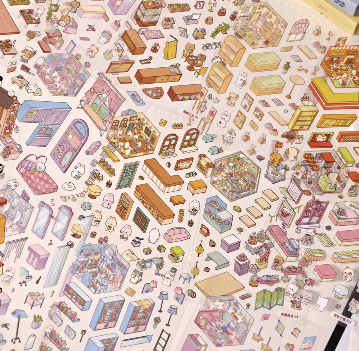 Pegatinas Cozy – Crea tus Propios Escenarios en Miniatura Cake - Imagen 2