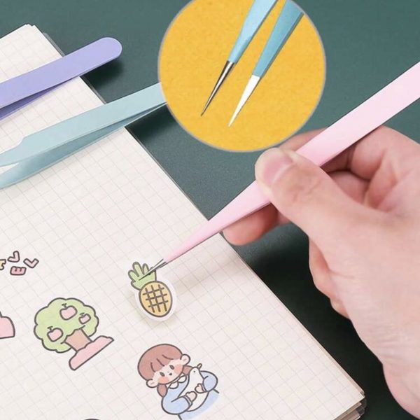 Pinzas para coger Pegatinas Rosas