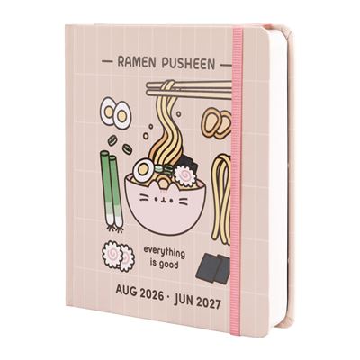 Agenda Escolar Día Página Ramen Pusheen 26/27