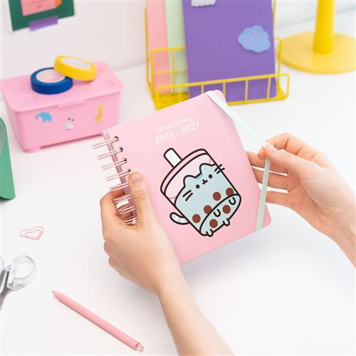 Agenda Escolar Día Página Bubble Tea Pusheen 26/27 - Imagen 6