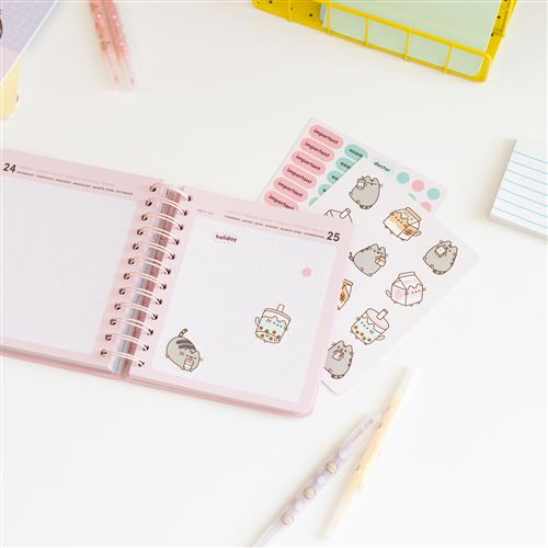 Agenda Escolar Día Página Bubble Tea Pusheen 26/27 - Imagen 3