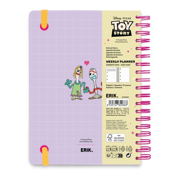 Agenda Escolar Semana Vista Toy Story 26/27