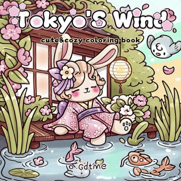 Libro para Colorear Cozy – Tokyo´s Wind