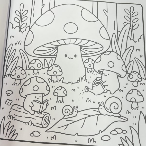 Libro para Colorear Cozy – Mushroom Bliss