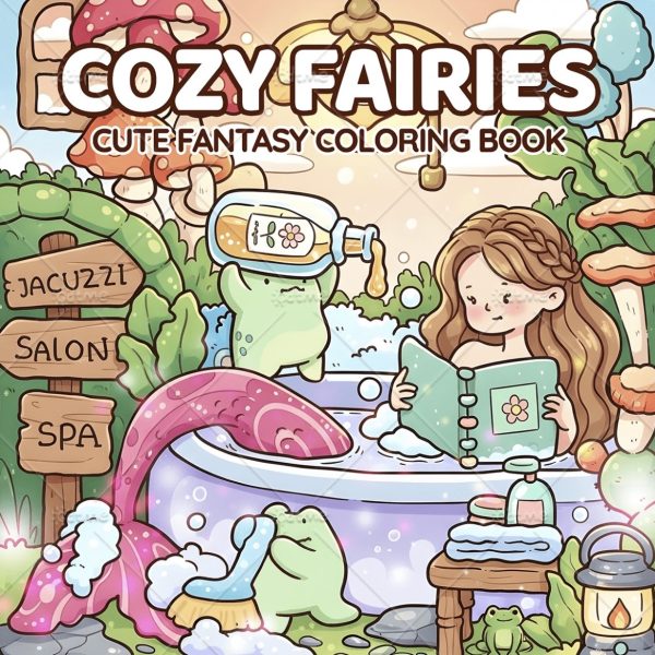 Libro para Colorear Cozy – Fairies