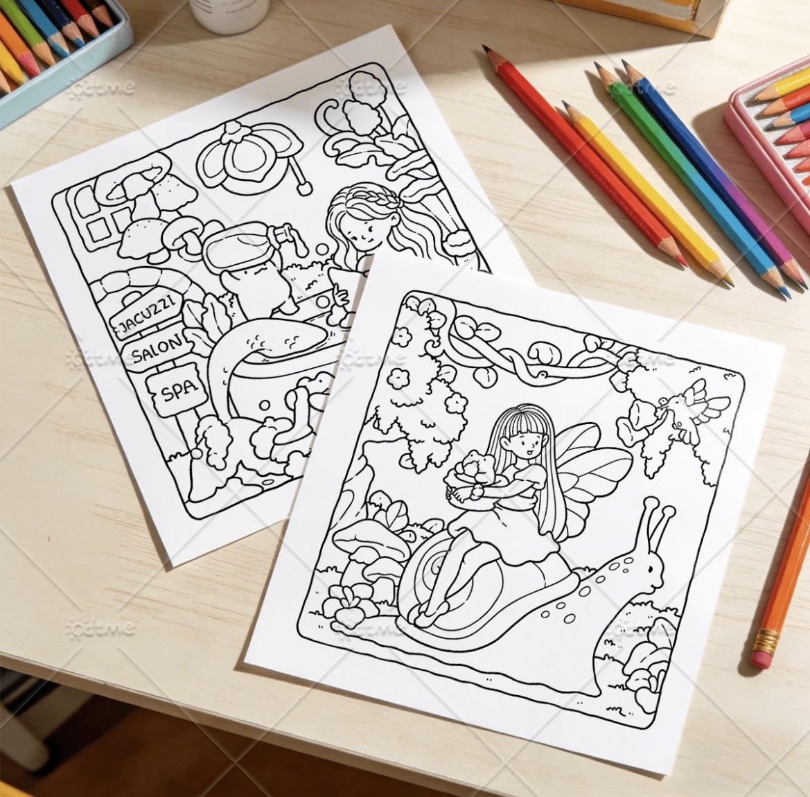 Libro para Colorear Cozy – Fairies - Imagen 4