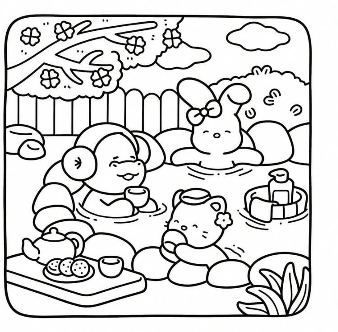 Libro para Colorear Cozy – Summer Cuties - Imagen 4