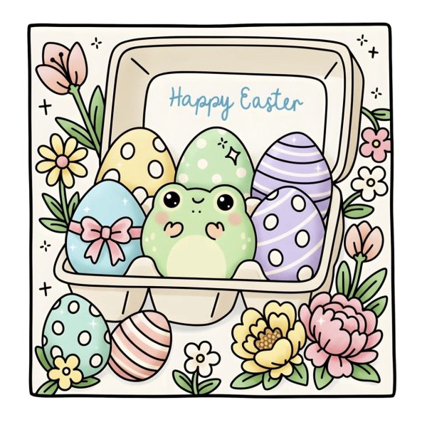 Libro para Colorear Cozy – Frog Seasons