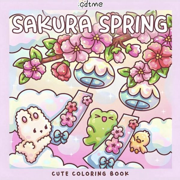 Libro para Colorear Cozy – Sakura Spring