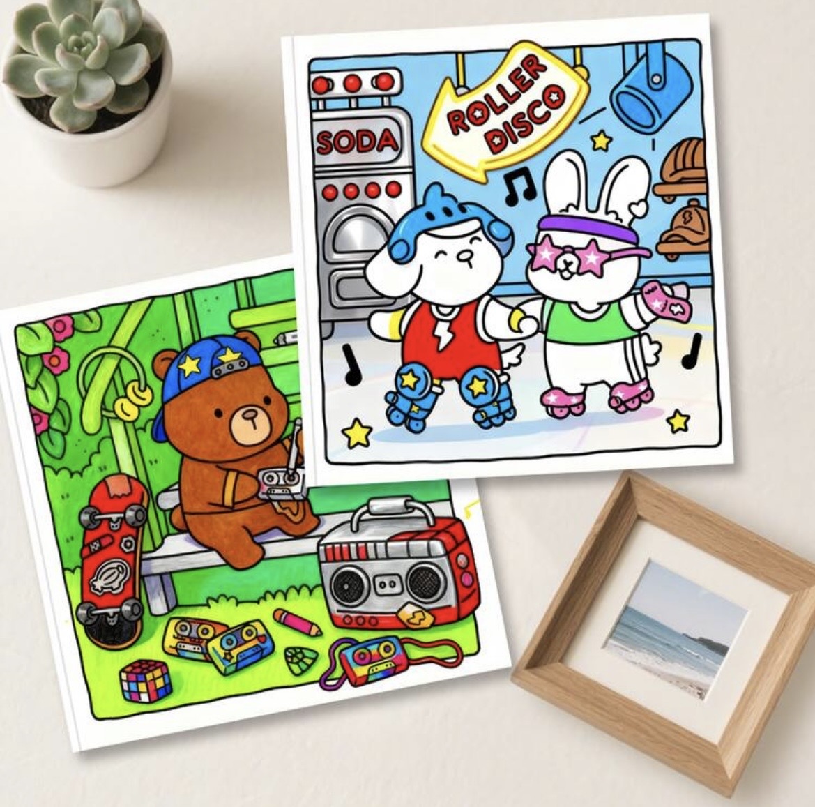 Libro para Colorear Cozy – 90 Cuties - Imagen 5