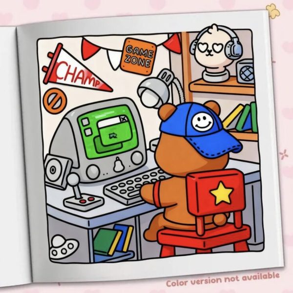 Libro para Colorear Cozy – 90 Cuties