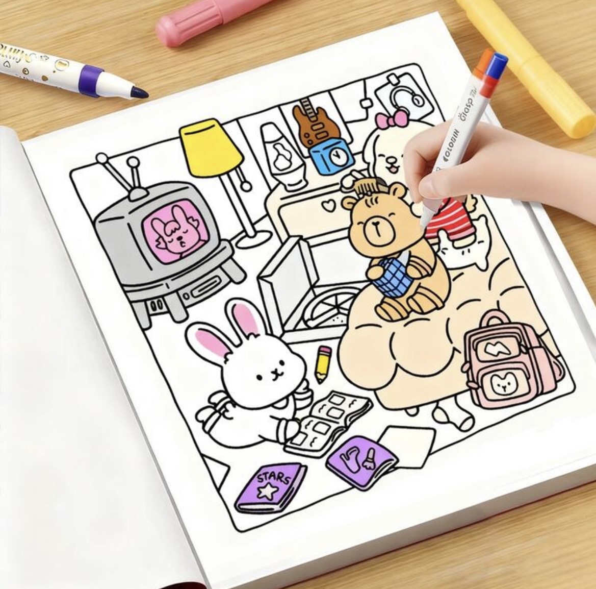 Libro para Colorear Cozy – 90 Cuties - Imagen 7