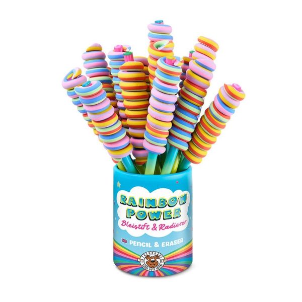 Lápiz con goma de borrar Lollipop