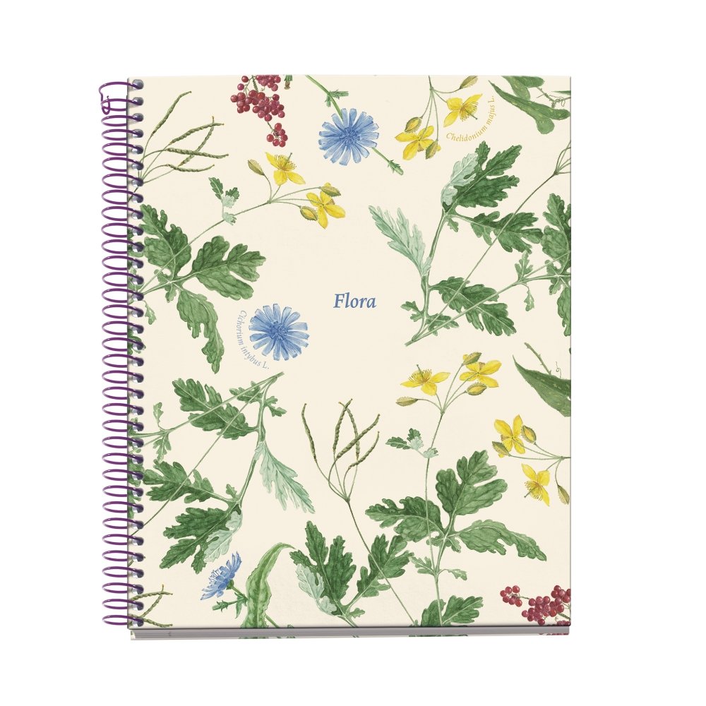 Libreta A5 Hoja Lisa Flora