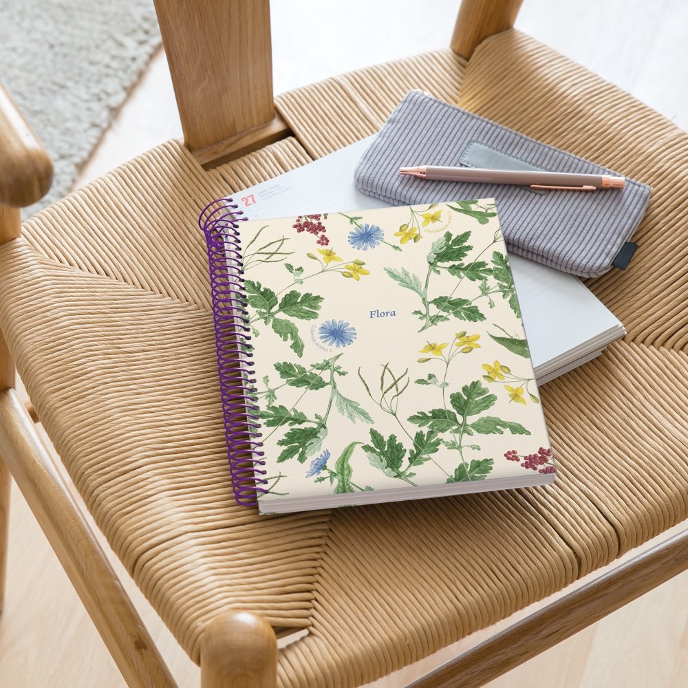 Libreta A5 Hoja Lisa Flora - Imagen 5