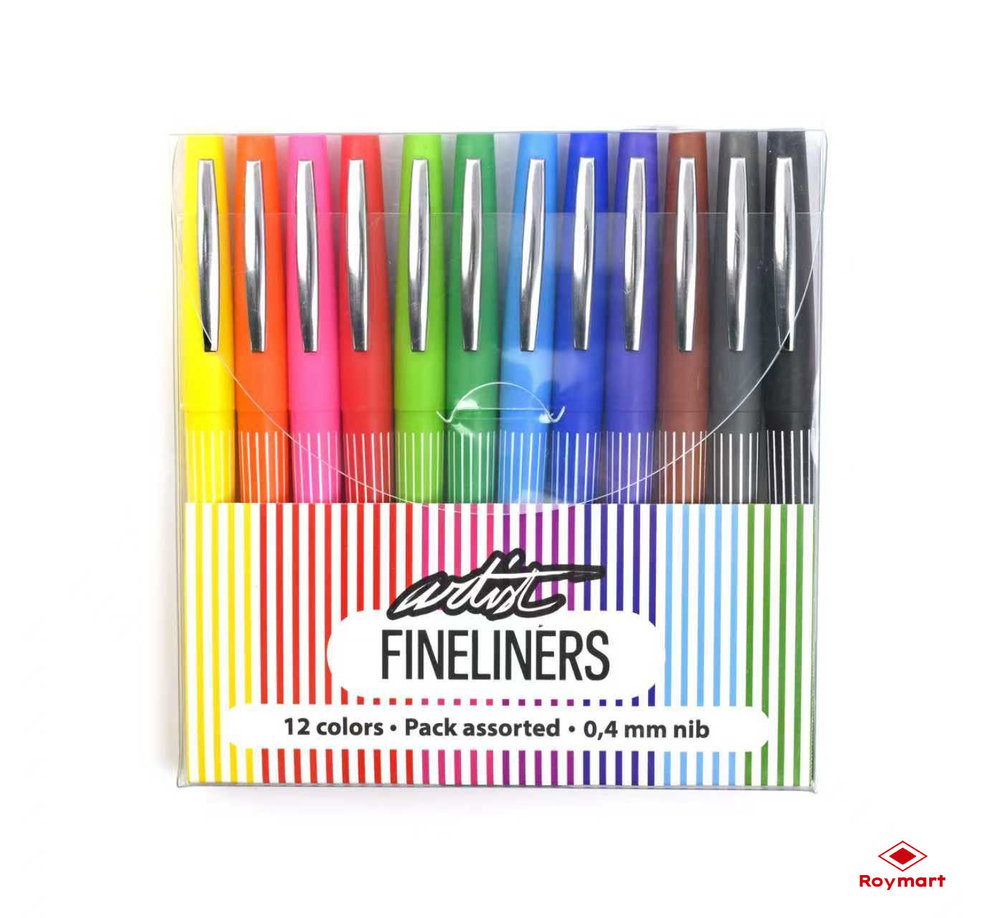 Pack 12 Rotuladores Finelinerss Artist Punta Fina