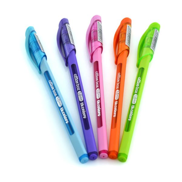 Bolígrafo TKC Colors semi gel 5 colores