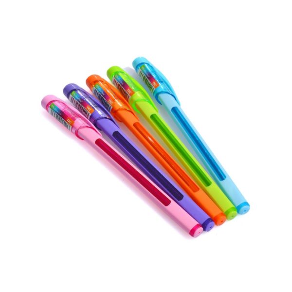 Bolígrafo TKC Colors semi gel 5 colores